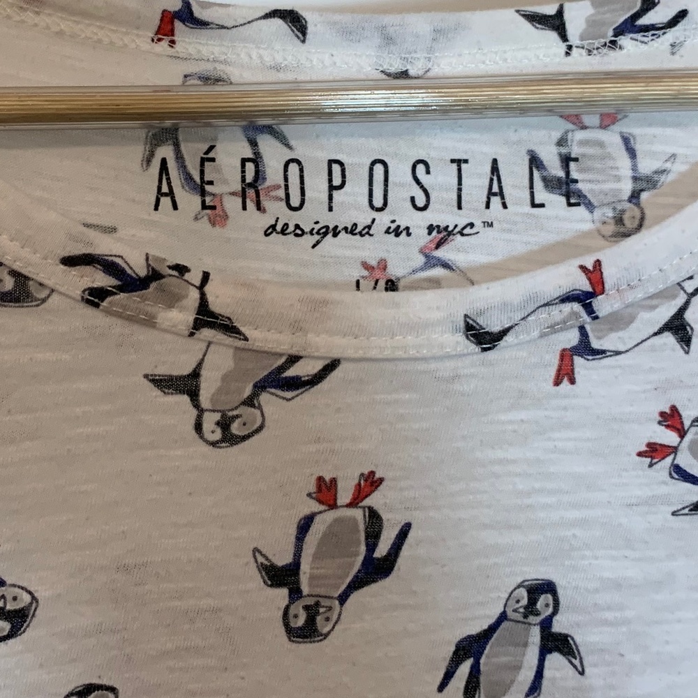 Aeropostale Long Sleeve T Cute Penguin - Picture 6 of 12